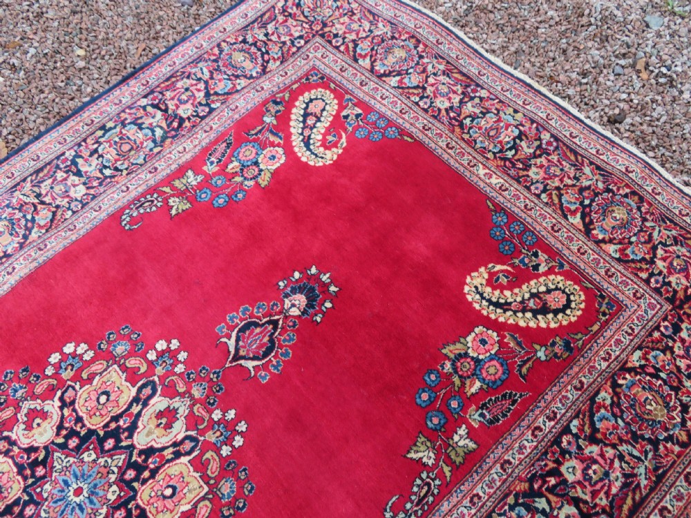 ELEGANT & REFINED ANTIQUE KASHAN RUG. CIRCA 1910S View XIII
