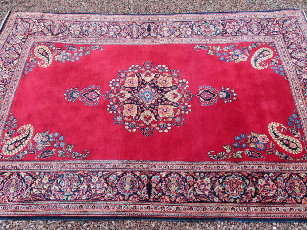 ELEGANT & REFINED ANTIQUE KASHAN RUG. CIRCA 1910S View XIV
