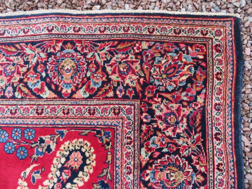 ELEGANT & REFINED ANTIQUE KASHAN RUG. CIRCA 1910S View XV