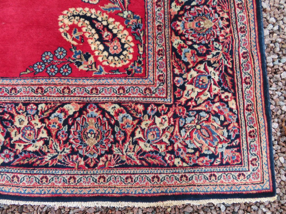 ELEGANT & REFINED ANTIQUE KASHAN RUG. CIRCA 1910S View XVI