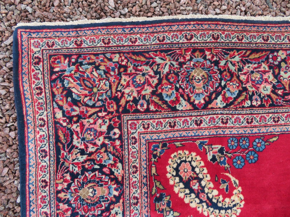 ELEGANT & REFINED ANTIQUE KASHAN RUG. CIRCA 1910S View XVII
