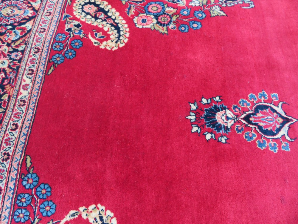 ELEGANT & REFINED ANTIQUE KASHAN RUG. CIRCA 1910S View XIX