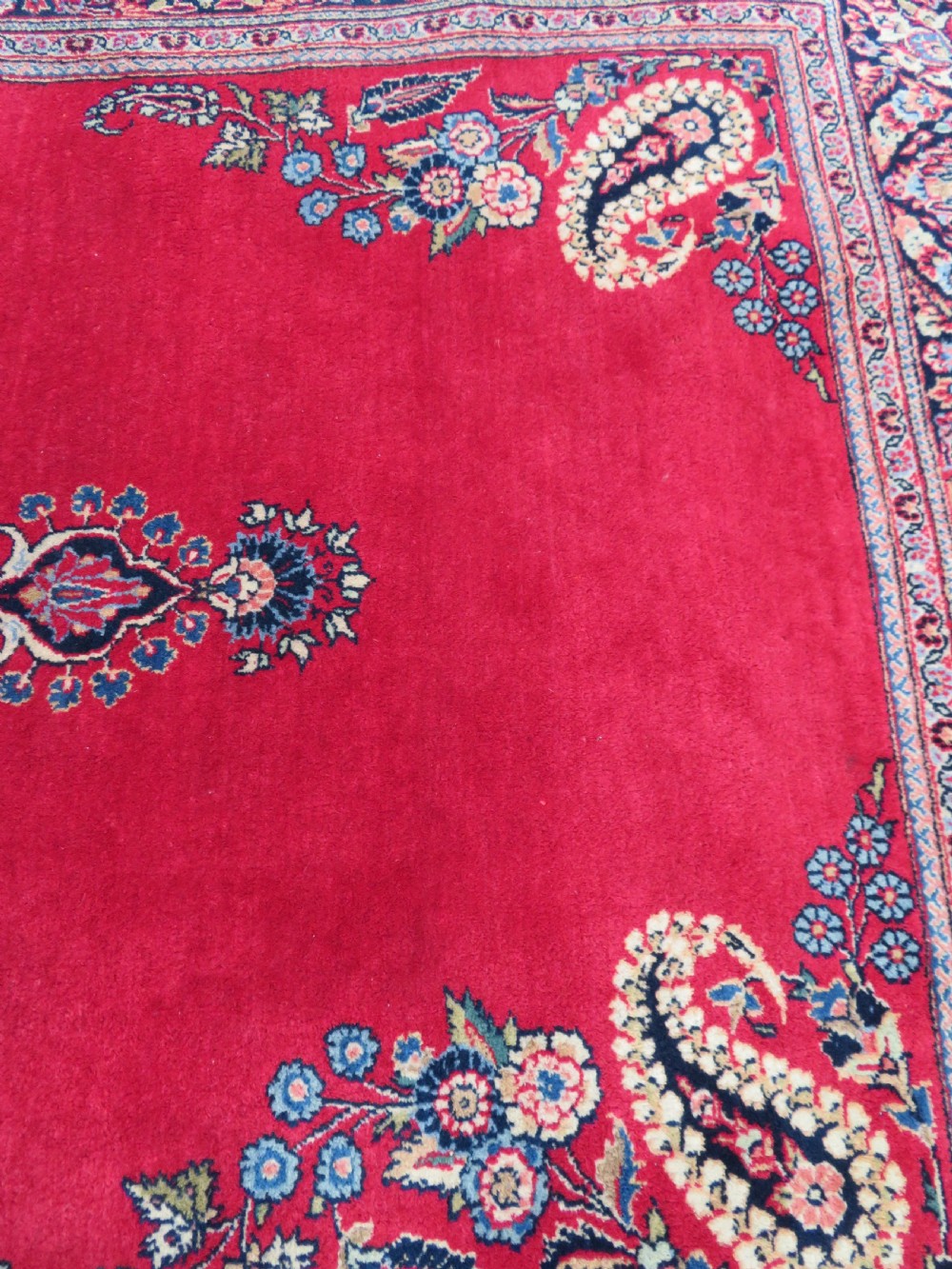 ELEGANT & REFINED ANTIQUE KASHAN RUG. CIRCA 1910S View XX