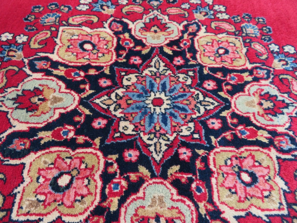 ELEGANT & REFINED ANTIQUE KASHAN RUG. CIRCA 1910S View XXIV