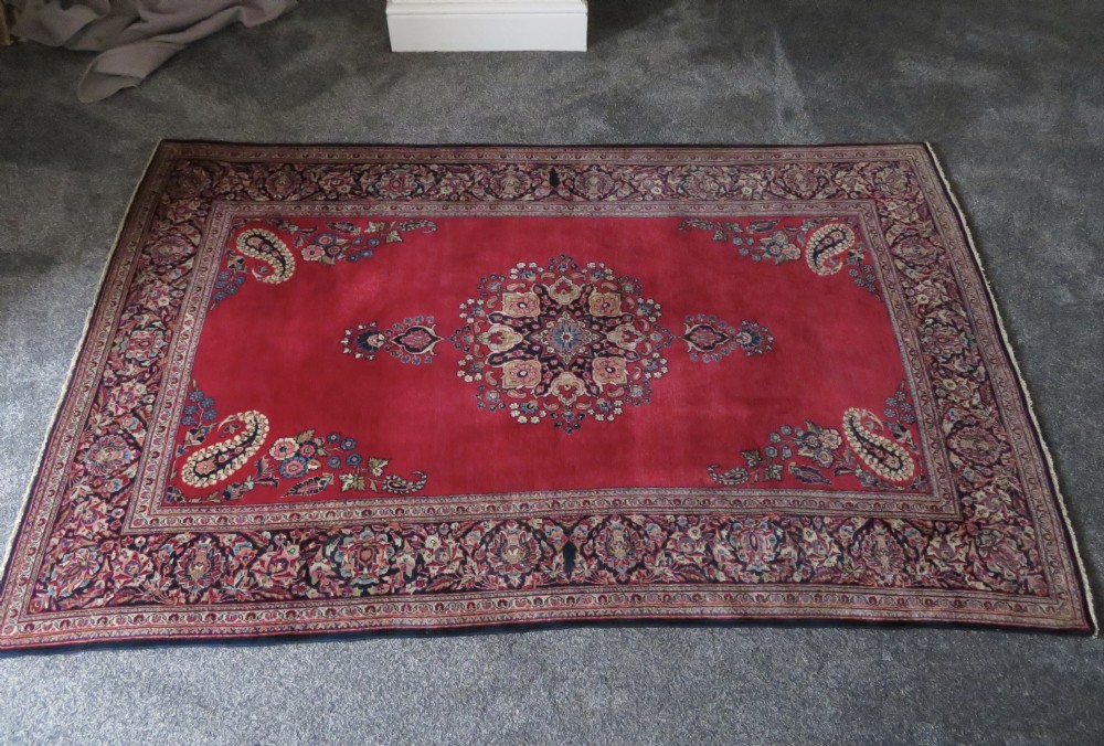 ELEGANT & REFINED ANTIQUE KASHAN RUG. CIRCA 1910S View XXVIII