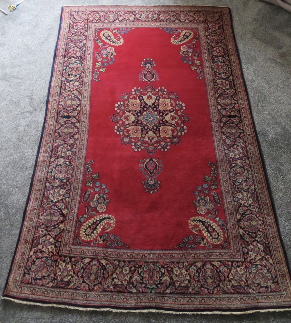 ELEGANT & REFINED ANTIQUE KASHAN RUG. CIRCA 1910S View XXIX