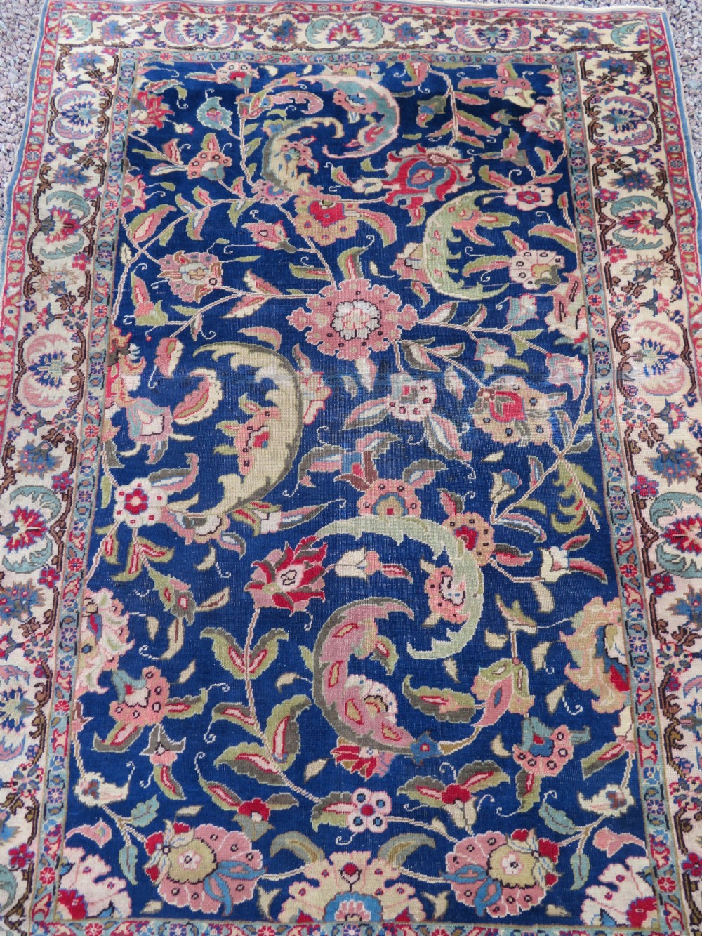 ONE OFF DESIGN PATTERN ANTIQUE TURKISH KAYSERI RUG. LAST QUARTER 19TH CENTURY. View IV