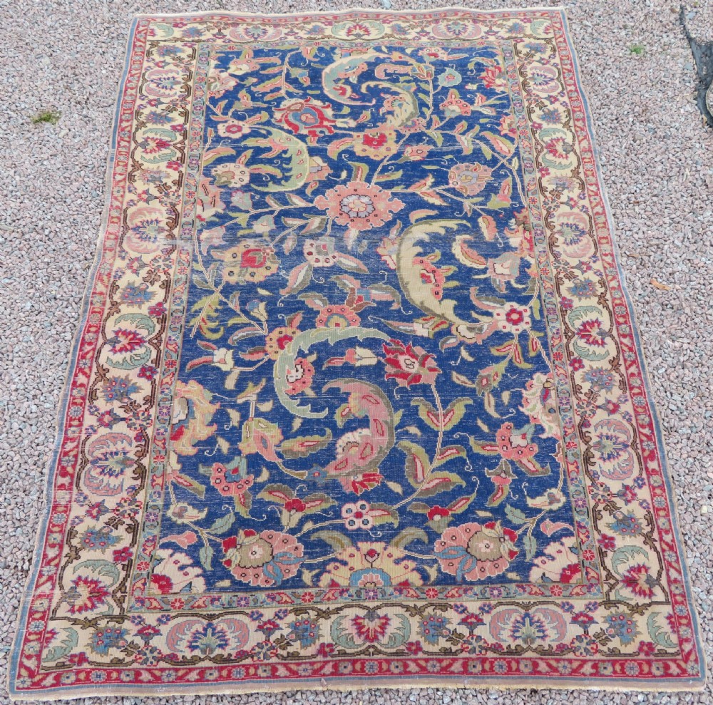 ONE OFF DESIGN PATTERN ANTIQUE TURKISH KAYSERI RUG. LAST QUARTER 19TH CENTURY. View XIX