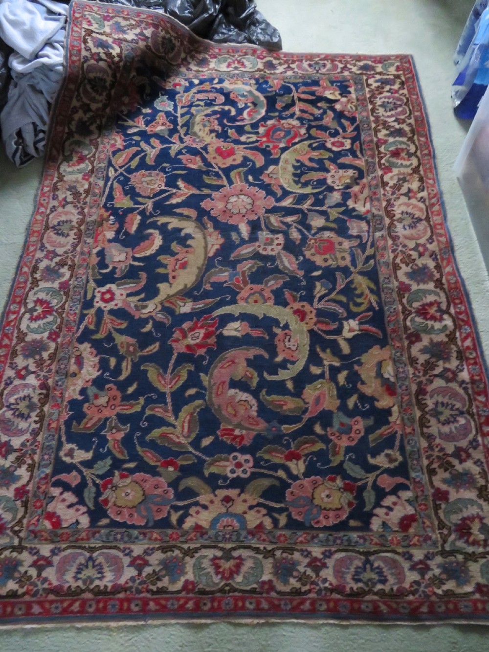 ONE OFF DESIGN PATTERN ANTIQUE TURKISH KAYSERI RUG. LAST QUARTER 19TH CENTURY. View XXII