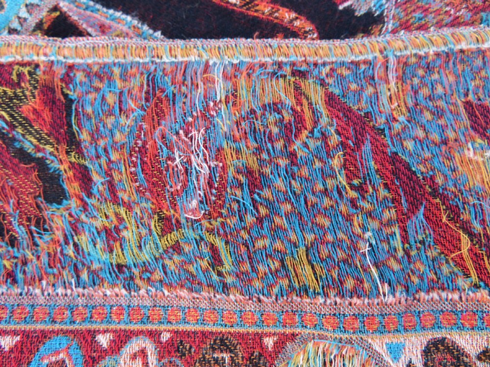 VERY FINE JAMAWAR SHAWL,KASHMIR INDIA,MID 19TH CENTURY. View XXI