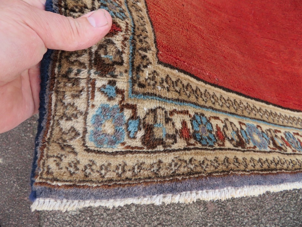 UNUSUAL MET-HANE (EMPTY FIELD) LONG NARROW HALL RUNNER. 426CM X 75CM.  View XV