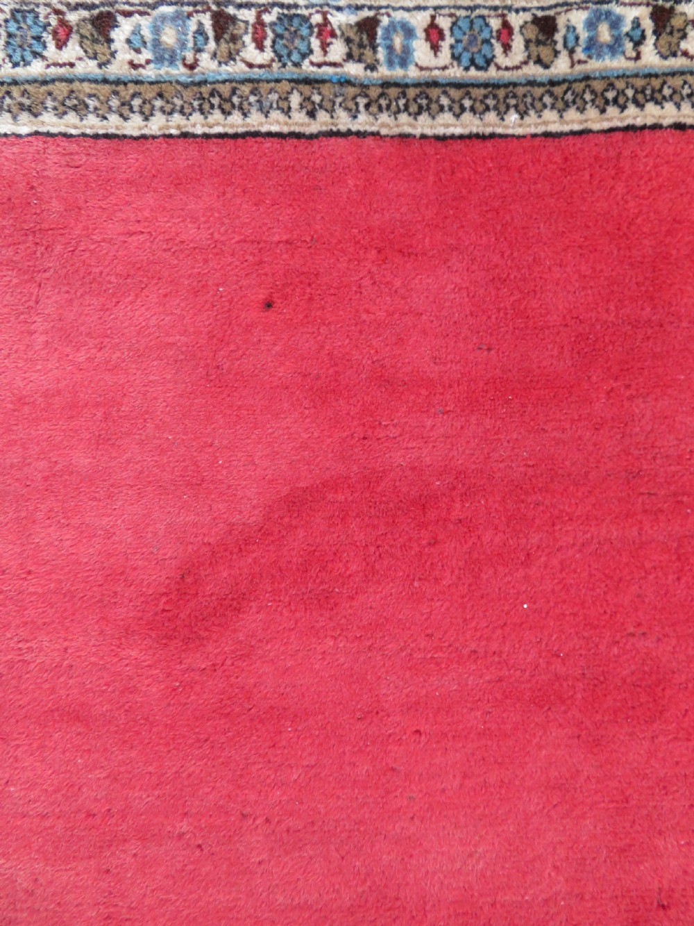 UNUSUAL MET-HANE (EMPTY FIELD) LONG NARROW HALL RUNNER. 426CM X 75CM.  View XX