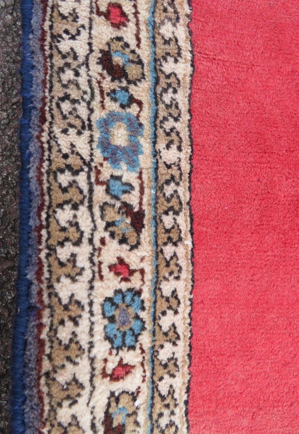 UNUSUAL MET-HANE (EMPTY FIELD) LONG NARROW HALL RUNNER. 426CM X 75CM.  View XXII