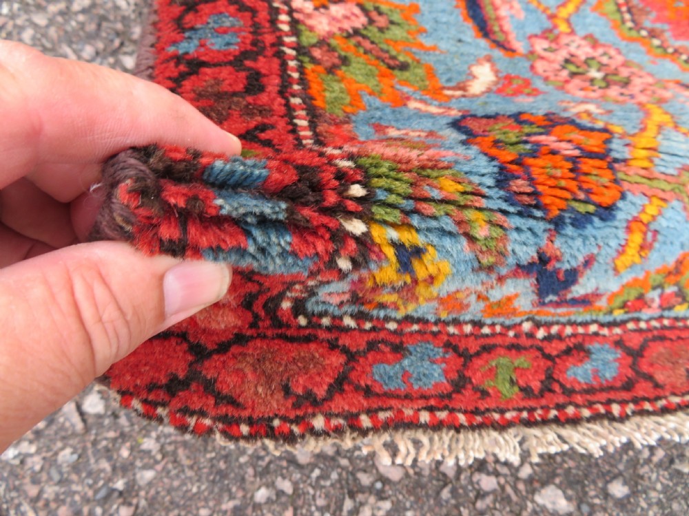 HANDSOME ANTIQUE NARROW KURDISH RUNNER. 393CM X 72CM. View VIII