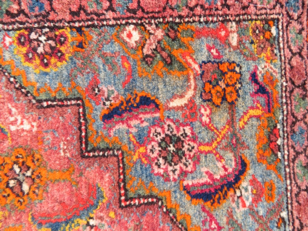 HANDSOME ANTIQUE NARROW KURDISH RUNNER. 393CM X 72CM. View XIX