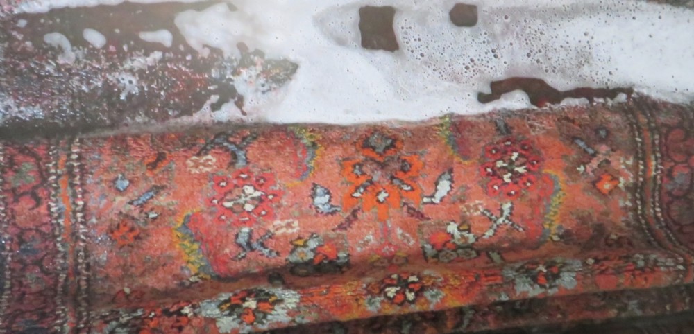 HANDSOME ANTIQUE NARROW KURDISH RUNNER. 393CM X 72CM. View XXIV
