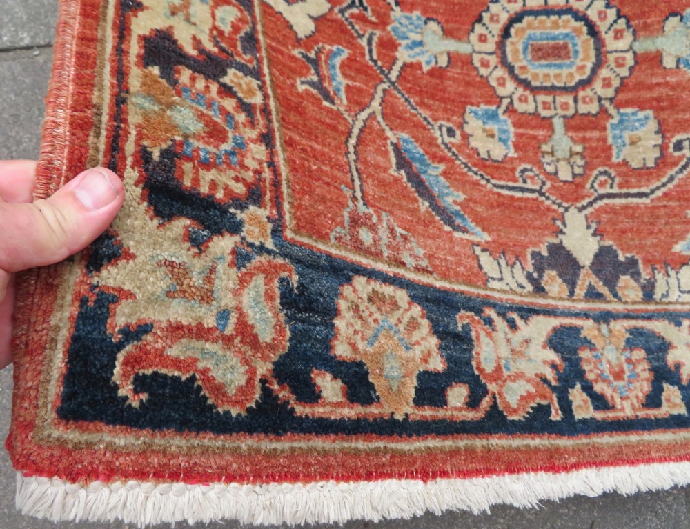 ATTRACTIVE OLD ZIEGLER RUNNER LONG RUG. HALLWAY CORRIDOR RUNNER .ONLY 82CM WIDE. View VII