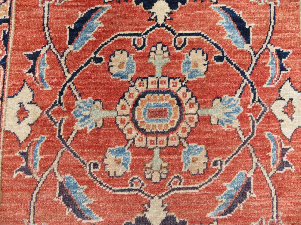 ATTRACTIVE OLD ZIEGLER RUNNER LONG RUG. HALLWAY CORRIDOR RUNNER .ONLY 82CM WIDE. View IX