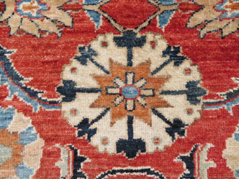 ATTRACTIVE OLD ZIEGLER RUNNER LONG RUG. HALLWAY CORRIDOR RUNNER .ONLY 82CM WIDE. View XV