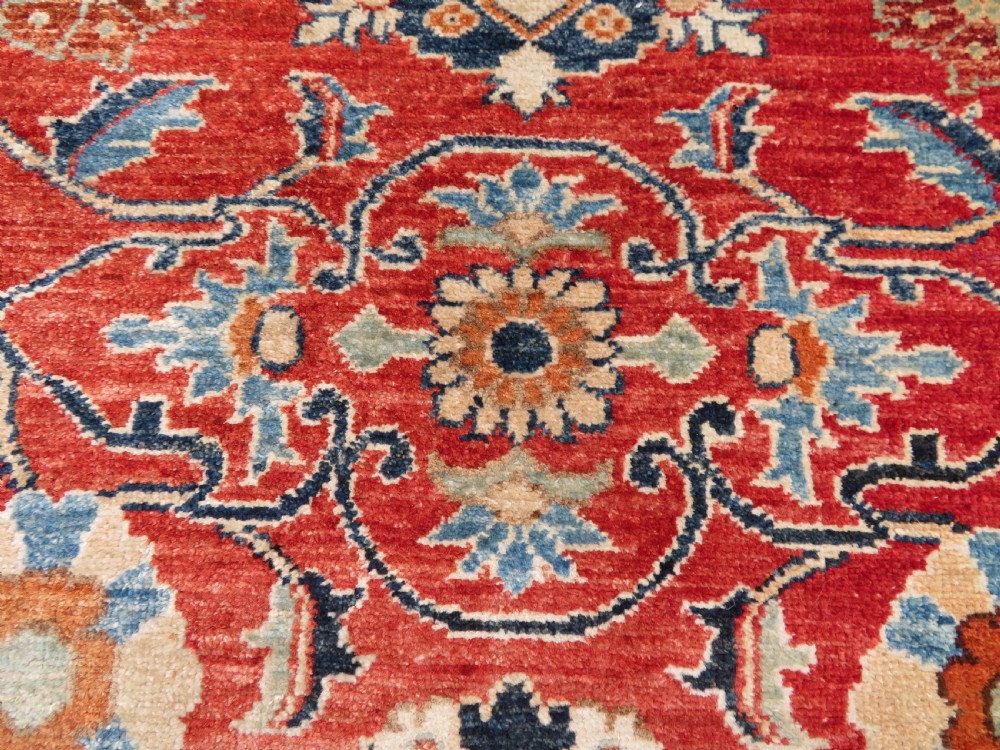 ATTRACTIVE OLD ZIEGLER RUNNER LONG RUG. HALLWAY CORRIDOR RUNNER .ONLY 82CM WIDE. View XVII