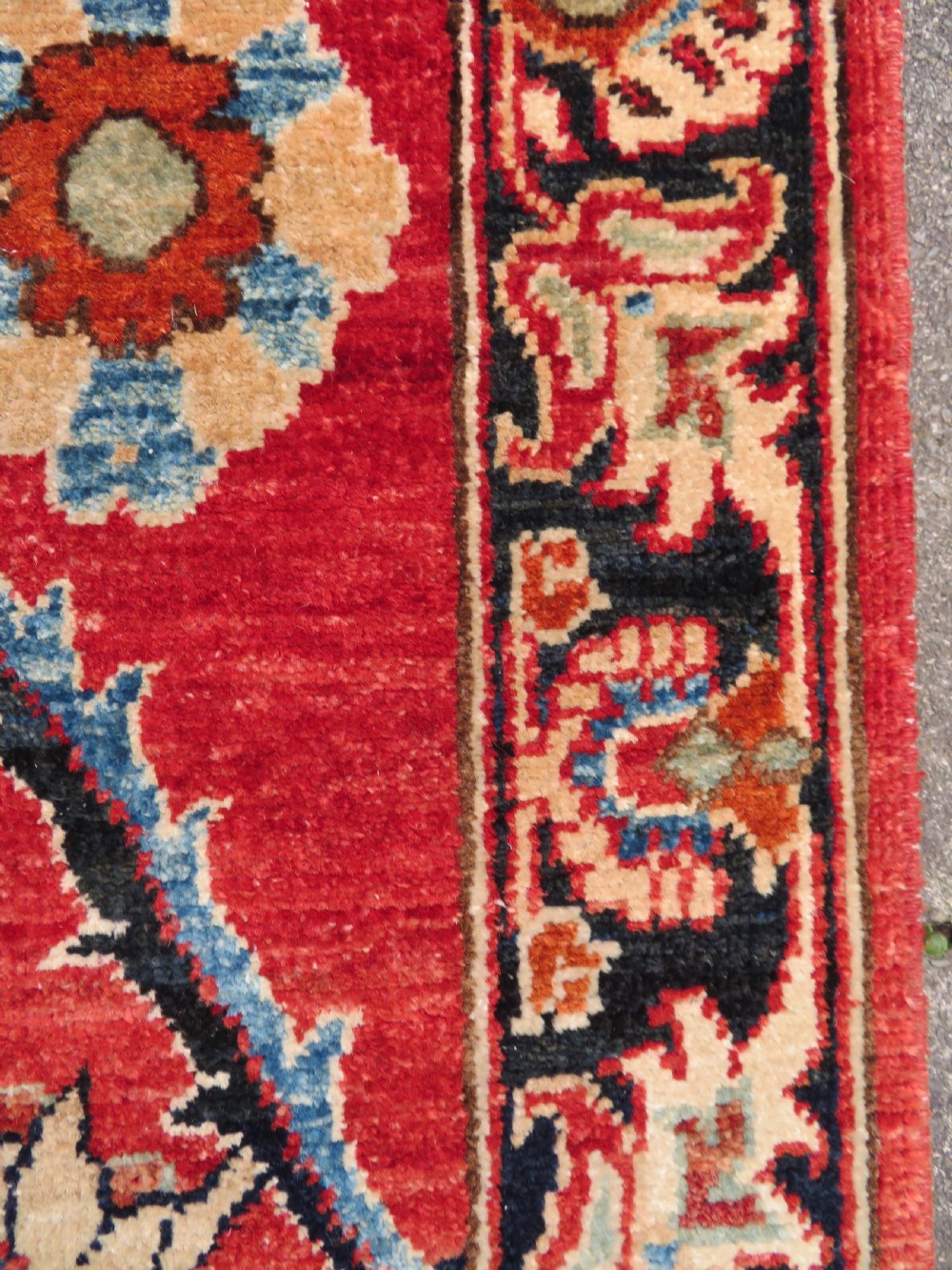 ATTRACTIVE OLD ZIEGLER RUNNER LONG RUG. HALLWAY CORRIDOR RUNNER .ONLY 82CM WIDE. View XVIII