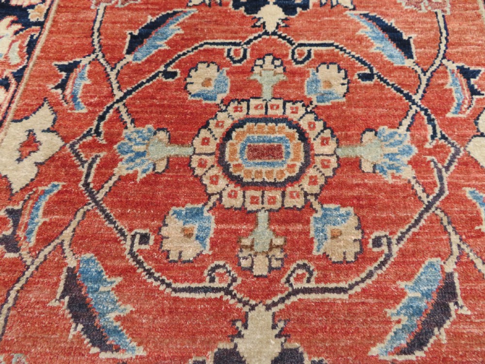ATTRACTIVE OLD ZIEGLER RUNNER LONG RUG. HALLWAY CORRIDOR RUNNER .ONLY 82CM WIDE. View XX