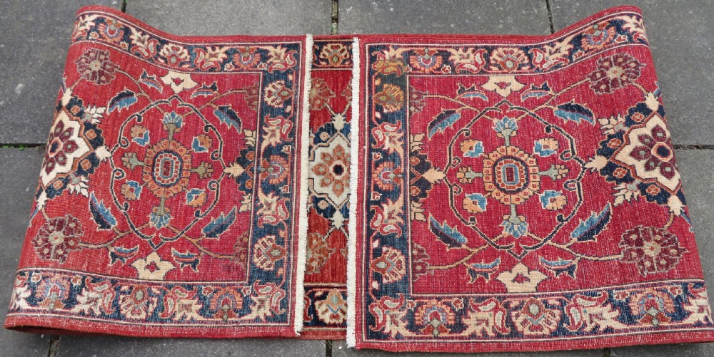 ATTRACTIVE OLD ZIEGLER RUNNER LONG RUG. HALLWAY CORRIDOR RUNNER .ONLY 82CM WIDE. View XXII