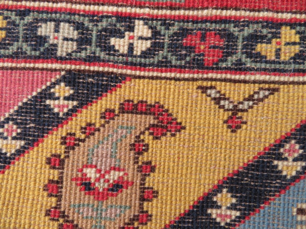UNUSUAL OLD QUCHAN KURD KURDISH RUG. STUNNING BOTEH DESIGN. 198CM X 138CM. View XXII