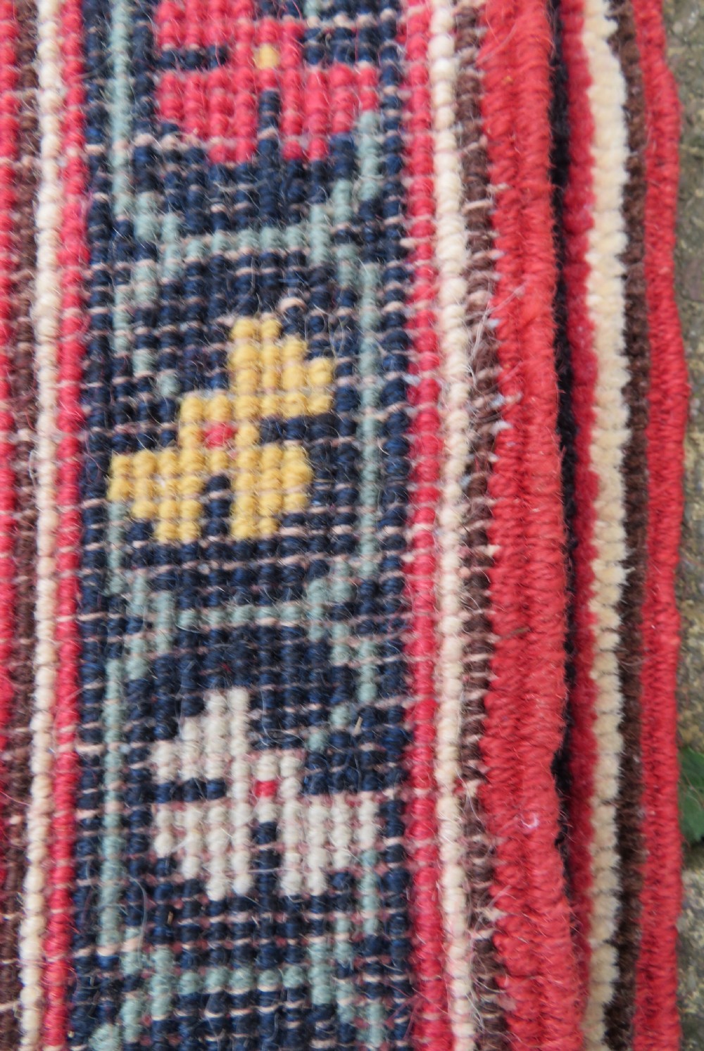 UNUSUAL OLD QUCHAN KURD KURDISH RUG. STUNNING BOTEH DESIGN. 198CM X 138CM. View XXIII