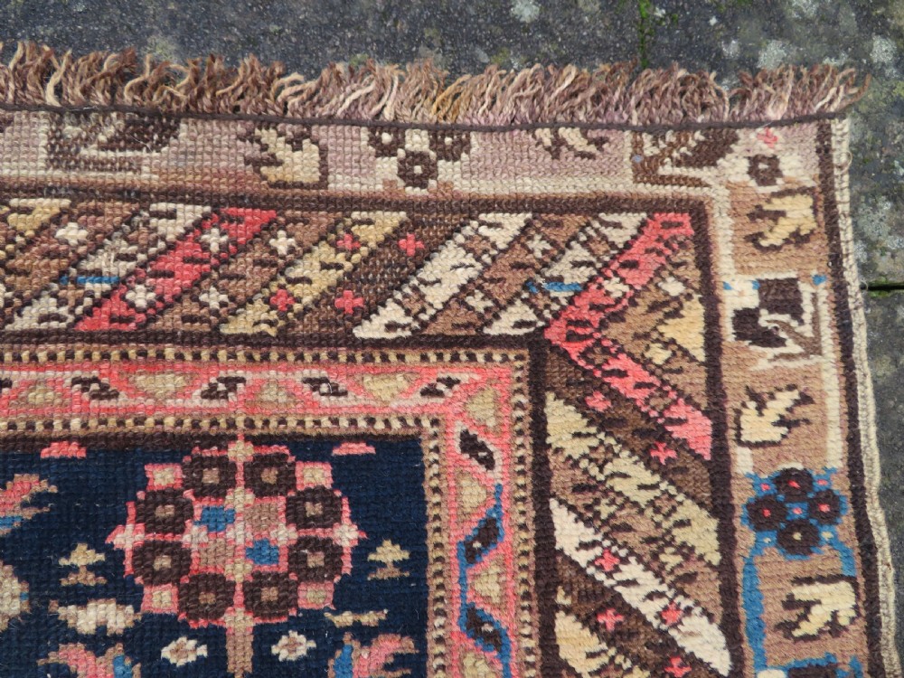 ANTIQUE CAUCASIAN DAGHESTAN LESGHISTAN RUG.UNUSUAL FILLER ORNAMENTS.193CM X 140CM. View XVI