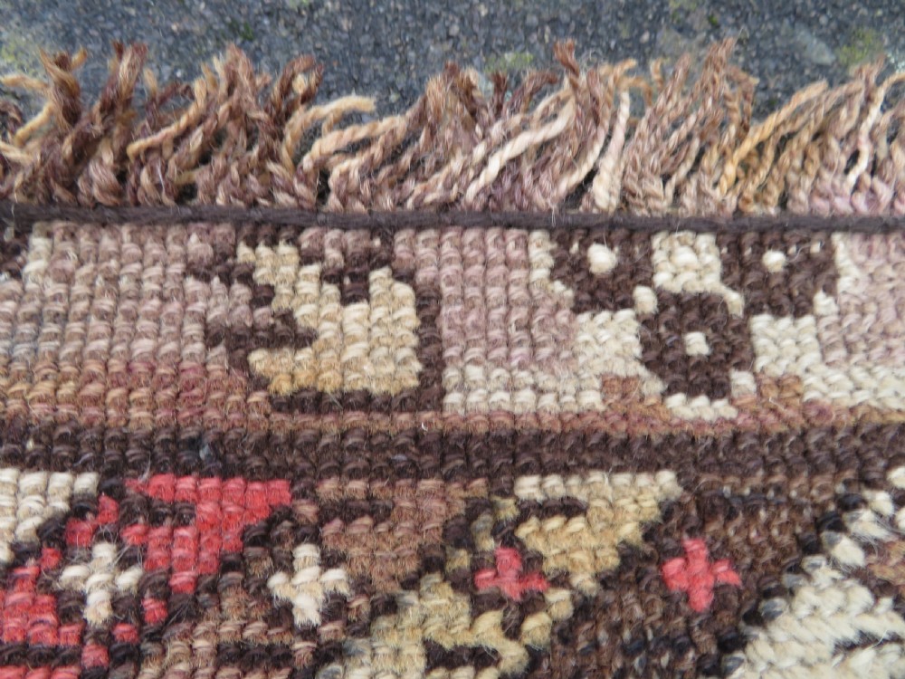 ANTIQUE CAUCASIAN DAGHESTAN LESGHISTAN RUG.UNUSUAL FILLER ORNAMENTS.193CM X 140CM. View XVII