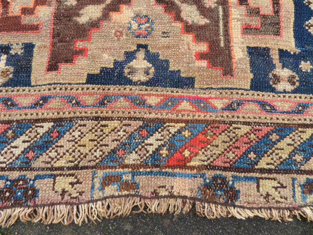 ANTIQUE CAUCASIAN DAGHESTAN LESGHISTAN RUG.UNUSUAL FILLER ORNAMENTS.193CM X 140CM. View XXII