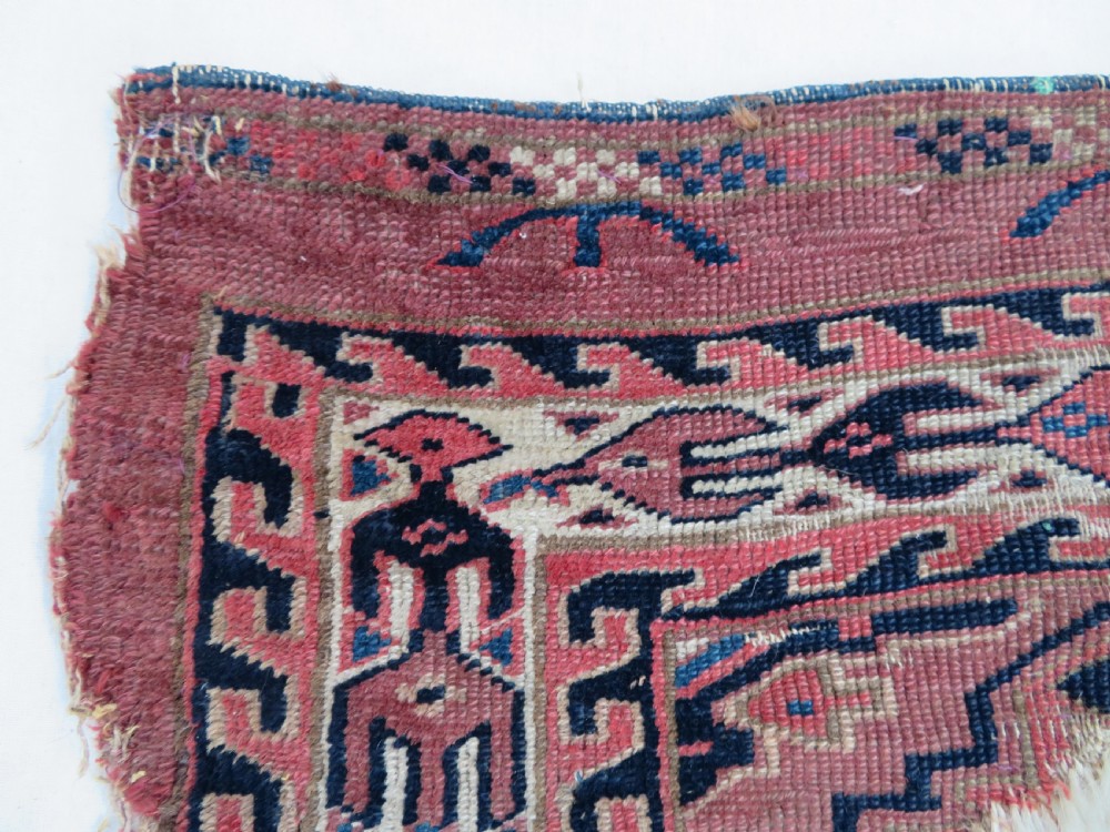 COLLECTABLE ARCHAIC ANTIQUE YOMUT TURKMEN CHUVAL. RUG DISPLAY. CIRCA 1800. View VI