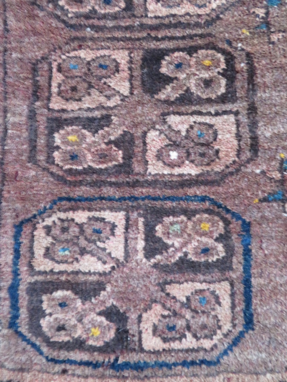 120cm X 85cm. late 19th century Antique afghan ersari turkmen rug. View IV