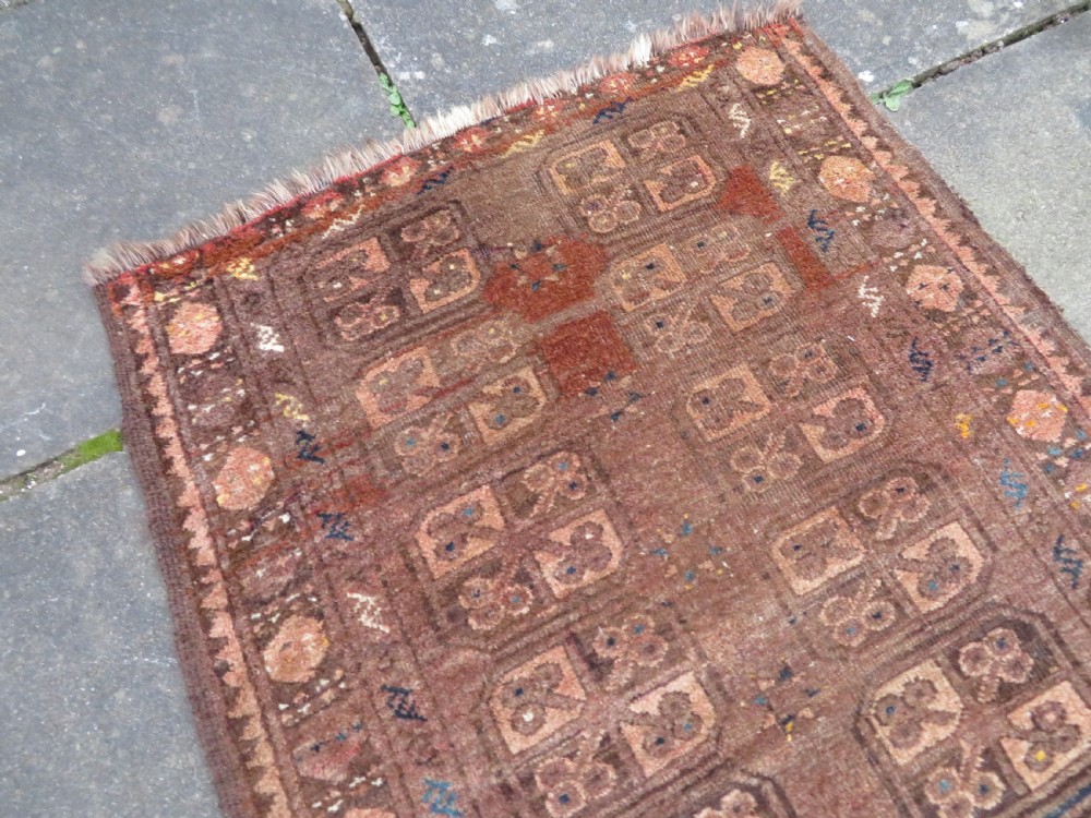 120cm X 85cm. late 19th century Antique afghan ersari turkmen rug. View XV