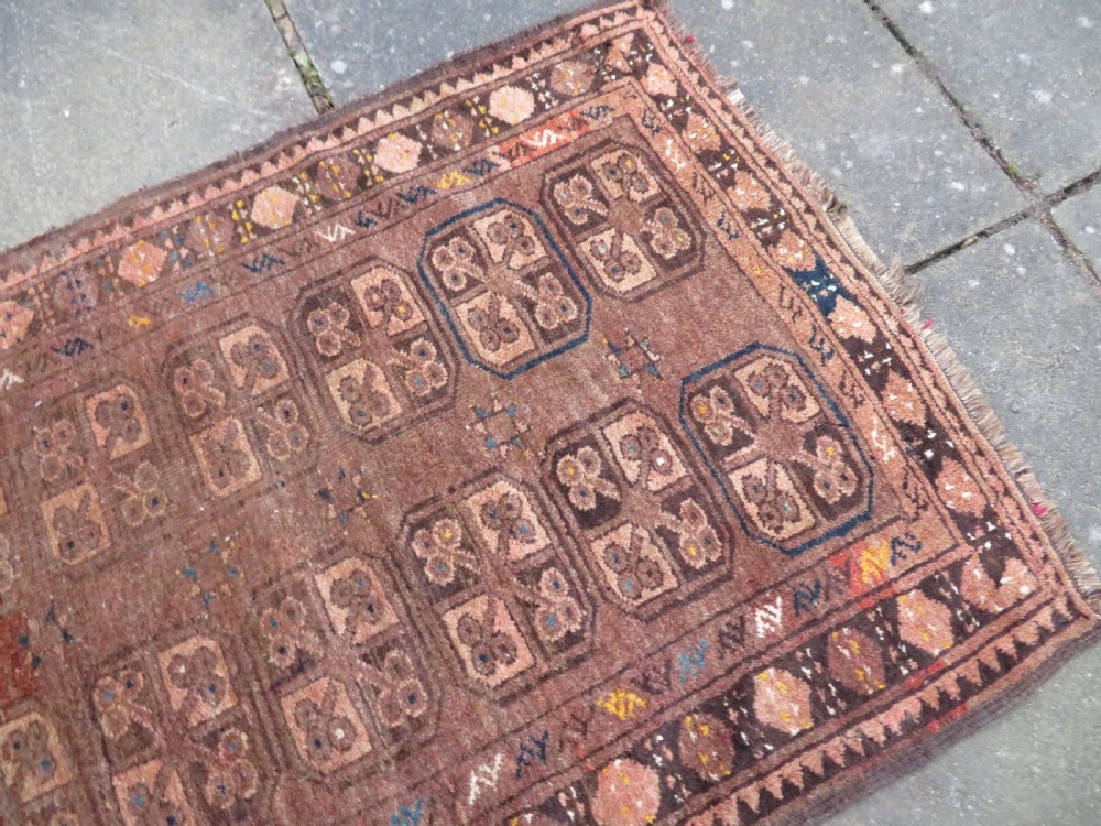 120cm X 85cm. late 19th century Antique afghan ersari turkmen rug. View XVI