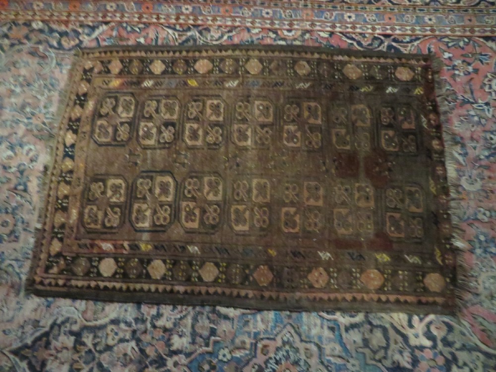120cm X 85cm. late 19th century Antique afghan ersari turkmen rug. View XXII