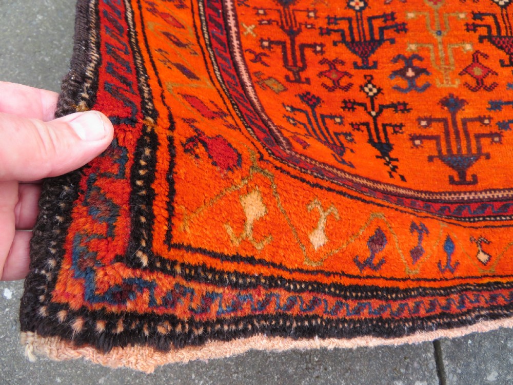 UNUSUAL ANTIQUE BALUCH RUG. 142CM X 92CM. View VIII