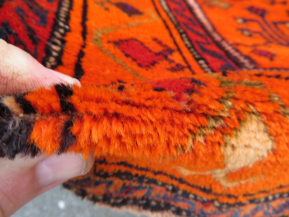 UNUSUAL ANTIQUE BALUCH RUG. 142CM X 92CM. View IX