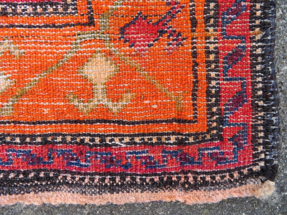 UNUSUAL ANTIQUE BALUCH RUG. 142CM X 92CM. View XVII