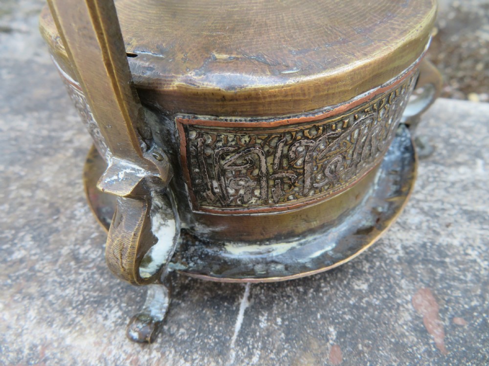 ANTIQUE CAIRO WARE INCENSE BURNER. OTTOMAN EGYPT. LATE 19TH CENTURY. View XII