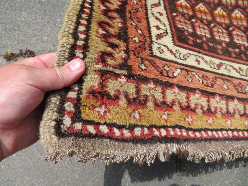 ANTIQUE KURDISH LONG RUG RUNNER. (SARAB DESIGN) KURDISH HOMELANDS NORTH WEST PERSIA. 266CM X 112CM View XIII