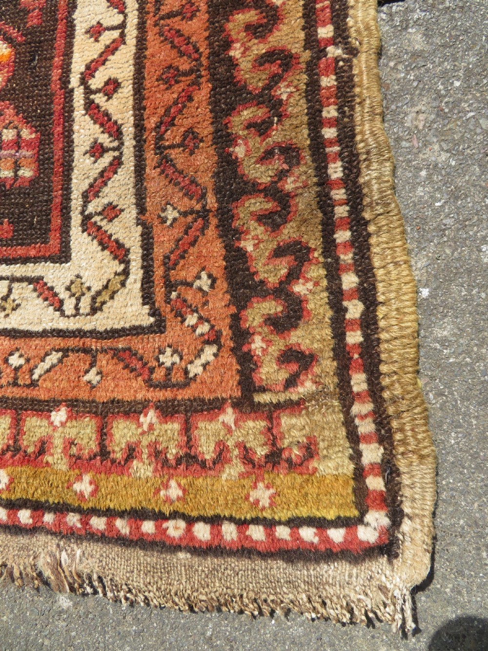 ANTIQUE KURDISH LONG RUG RUNNER. (SARAB DESIGN) KURDISH HOMELANDS NORTH WEST PERSIA. 266CM X 112CM View XVIII