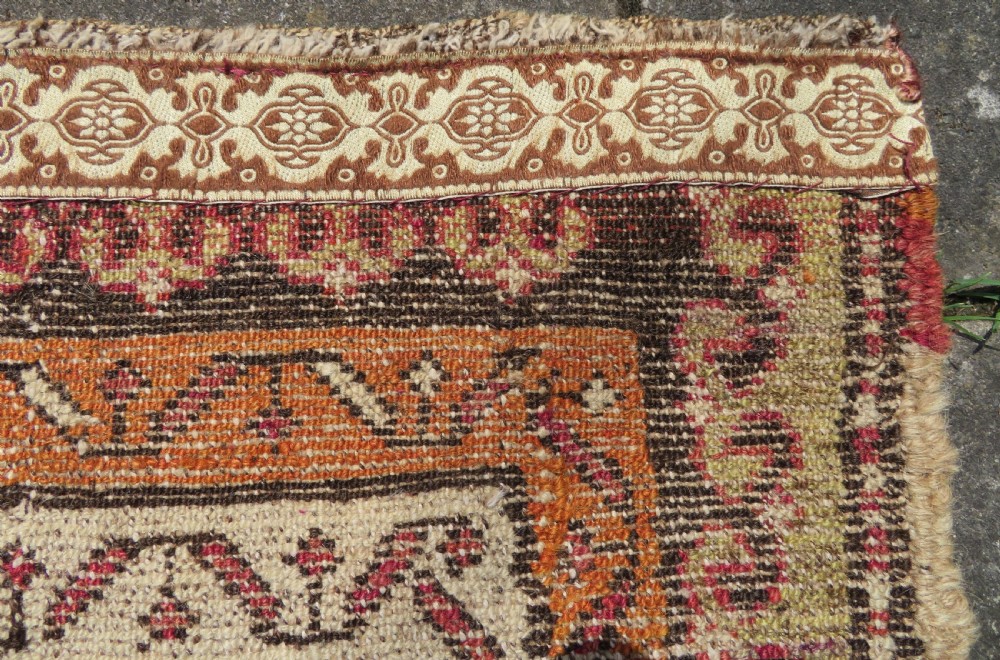 ANTIQUE KURDISH LONG RUG RUNNER. (SARAB DESIGN) KURDISH HOMELANDS NORTH WEST PERSIA. 266CM X 112CM View XX