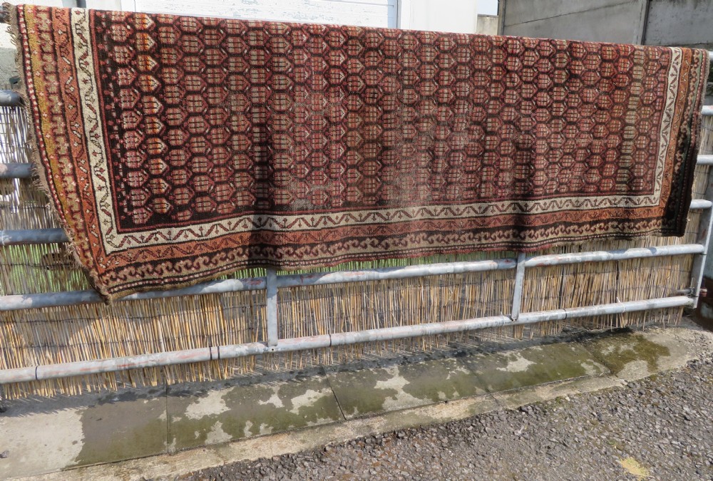 ANTIQUE KURDISH LONG RUG RUNNER. (SARAB DESIGN) KURDISH HOMELANDS NORTH WEST PERSIA. 266CM X 112CM View XXXI