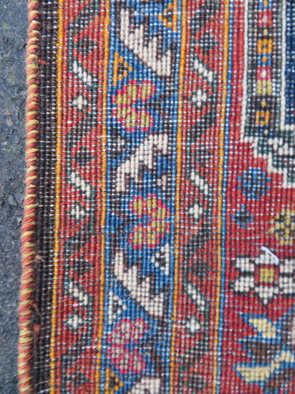 ANTIQUE QASHQAI BAG FACE. FULL PILE.  View IX