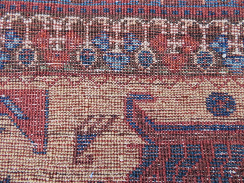 VERY FINE & EARLY ANTIQUE AFSHAR TRIBAL RUG. SOUTH PERSIA. 178CM X 145CM. View XVI