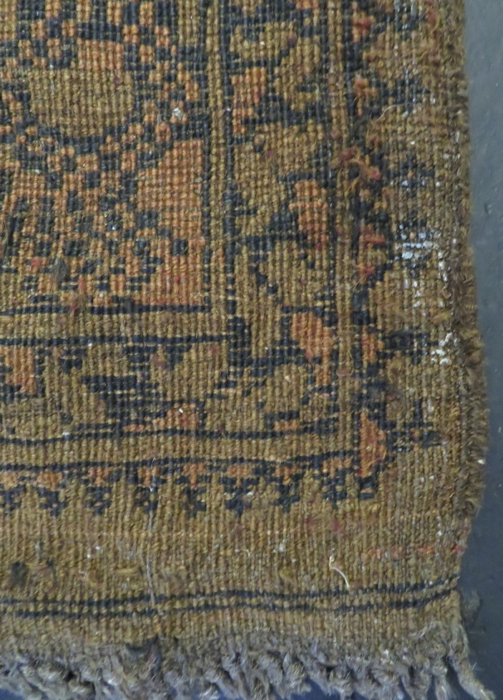 OLD GOLD AFGHAN ERSARI VILLAGE RUG. GOLDEN AFGHAN RUG. View XXVI
