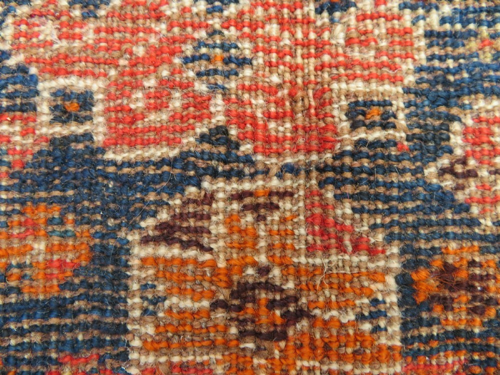 Distressed Antique Khamseh Rug. South West Persia. 150cm X 100cm View XIV
