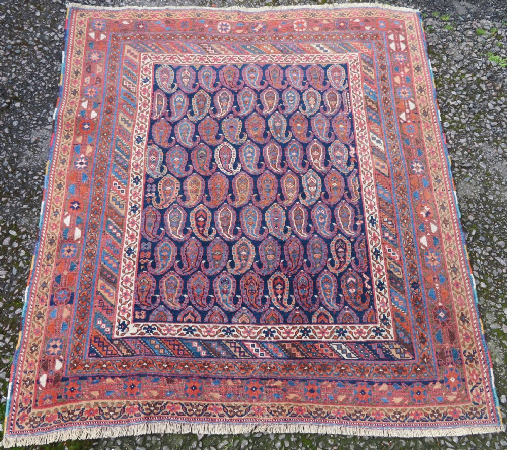 ANTIQUE AFSHAR TRIBAL RUG. AFSHAR TRIBES OF KERMAN. SOUTH PERSIA. LATE 19TH CENTURY. 146CM X 134CM. View II